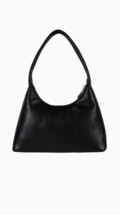Bolsa de Ombro Sweetie - Couro Sintético Preto