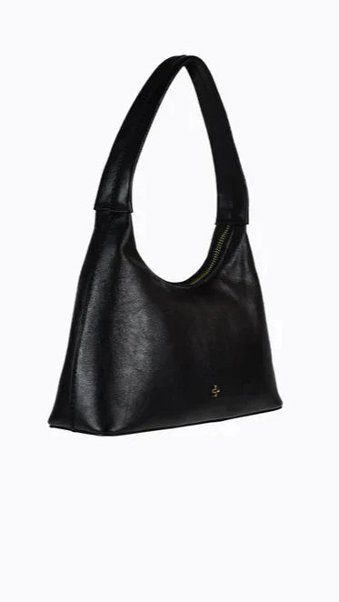 Bolsa de Ombro Sweetie - Couro Sintético Preto