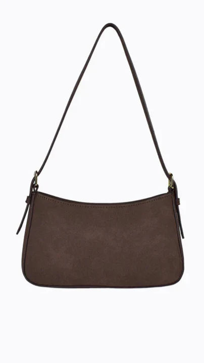 Lilu Bag - Chocolate Suede