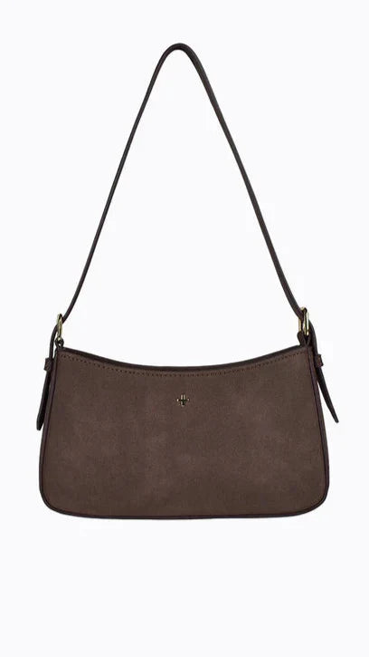 Lilu Bag - Chocolate Suede