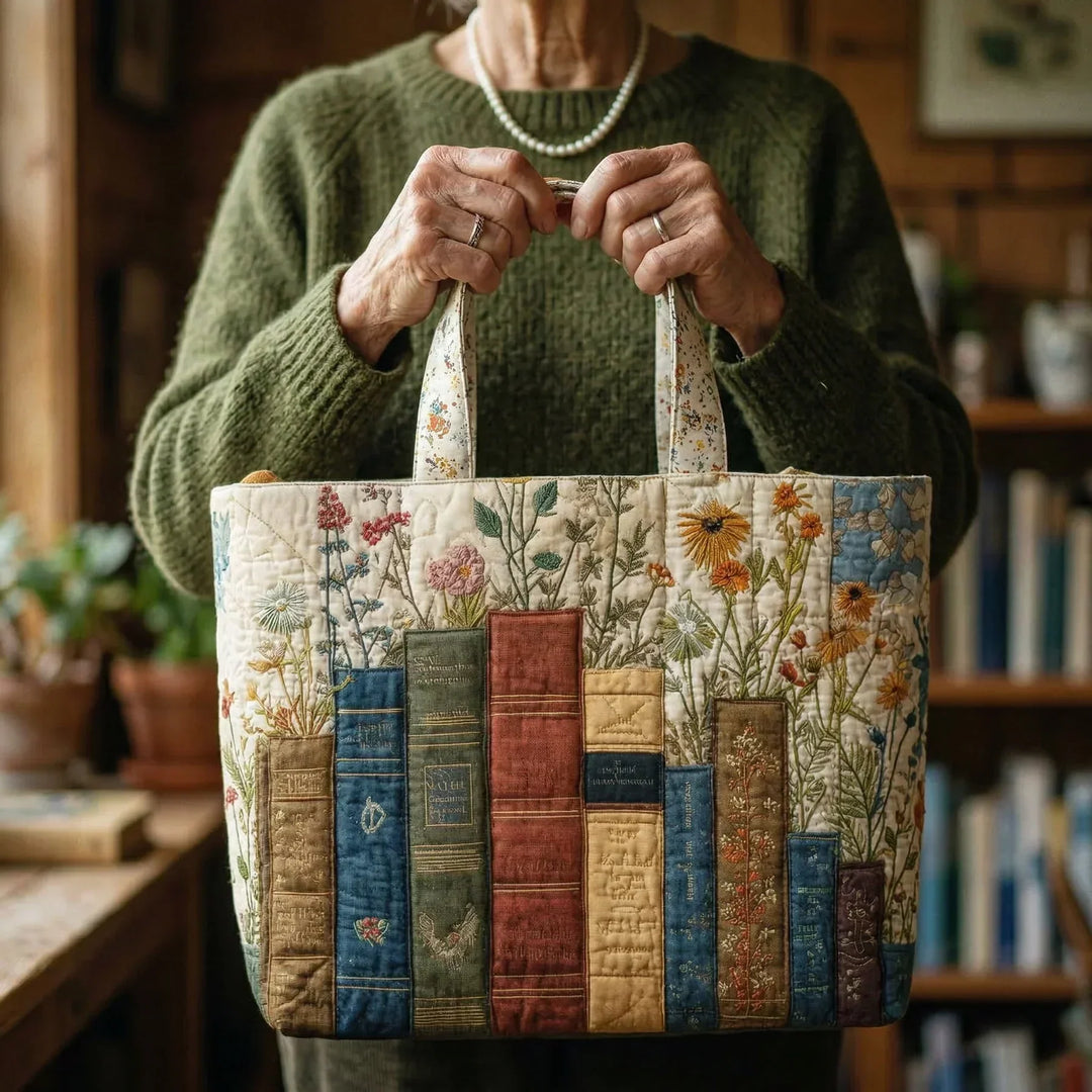 Mala Artesanal · Livros e Flores