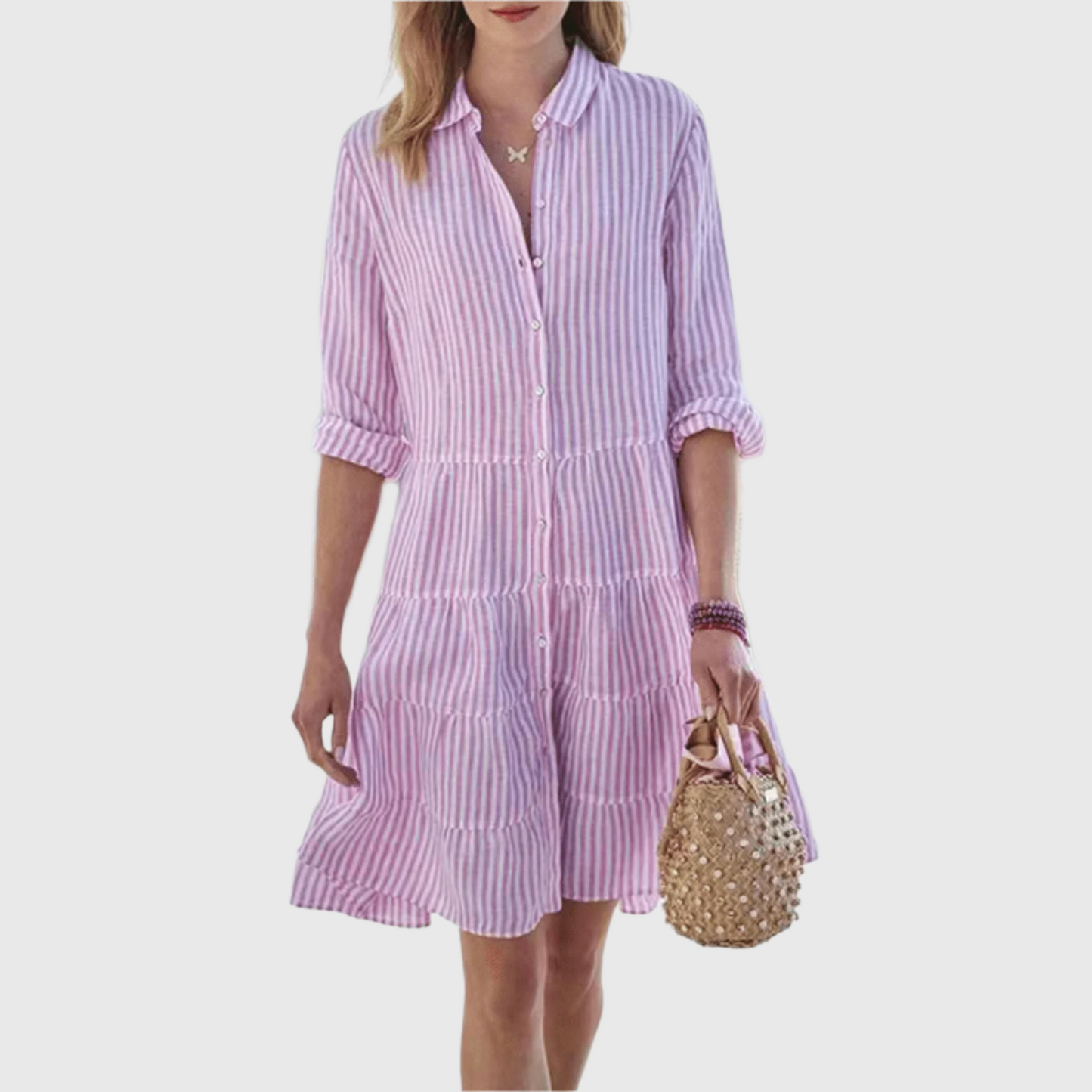 Judith - Breezy Striped Dress