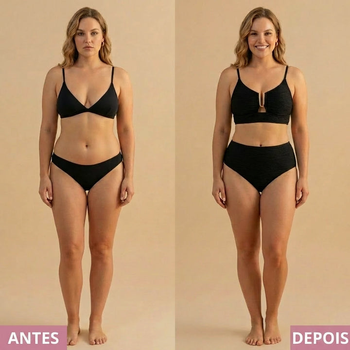Maré Dourada - Bikini de cintura subida
