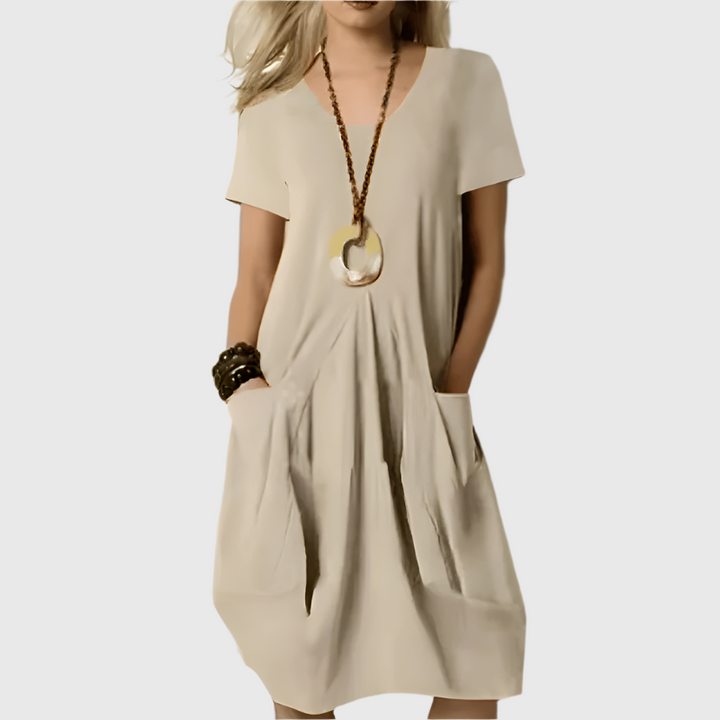 Erin - Elegant Dress With Tummy Coverage