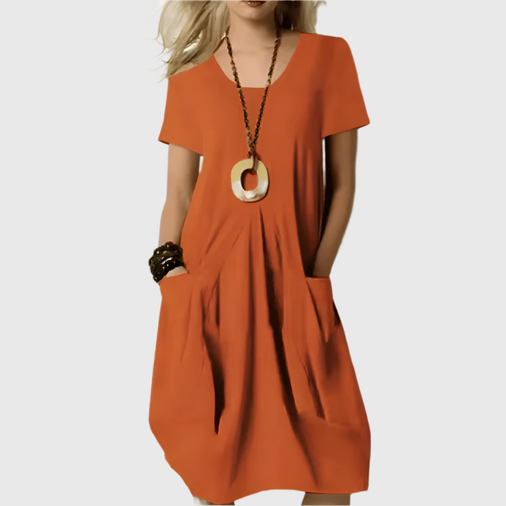 Erin - Elegant Dress With Tummy Coverage