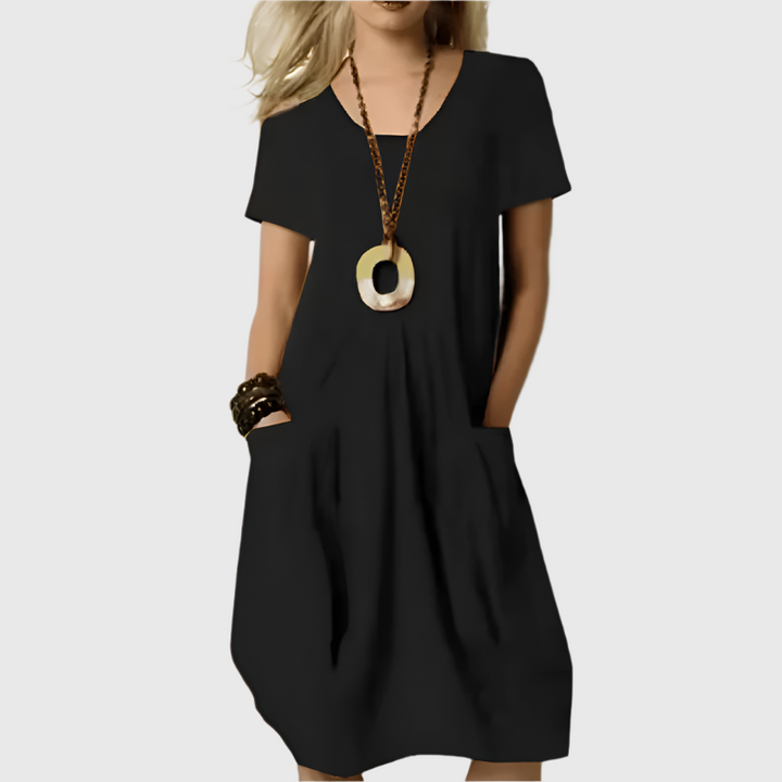 Erin - Elegant Dress With Tummy Coverage