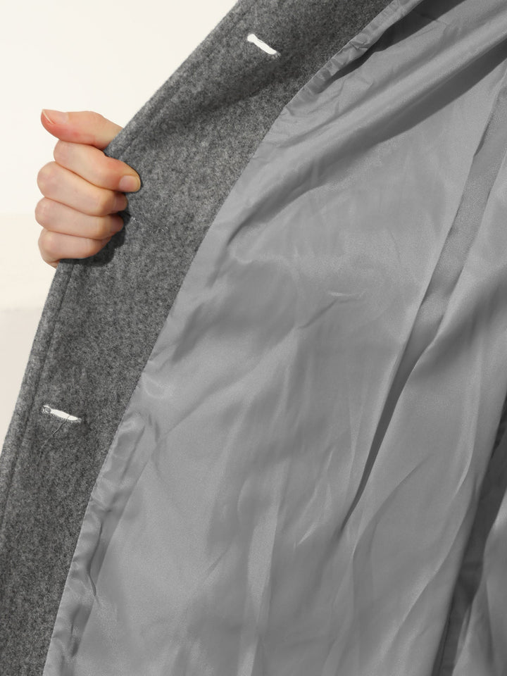 Sylvia | Single Breasted Winter Trench Coat