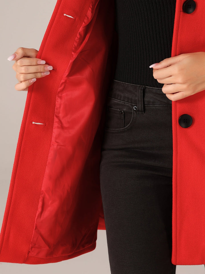 Sylvia | Single Breasted Winter Trench Coat